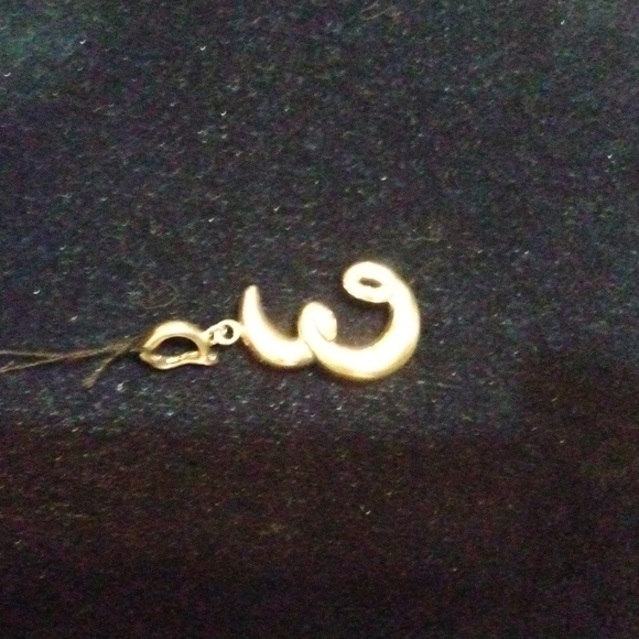 Sterling Silver "E" initial pendant NWOT - Picture 4 of 6